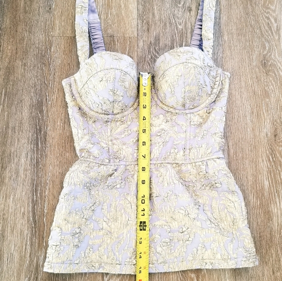 Victoria's Secret Designer Collection Black Label Bustier Corset Lingerie Topnew - Picture 4 of 6